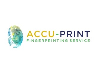 ACCU-Print Fingerprinting Service logo design by sabyan