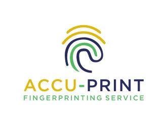 ACCU-Print Fingerprinting Service logo design by sabyan