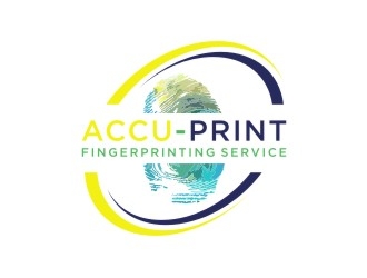 ACCU-Print Fingerprinting Service logo design by sabyan