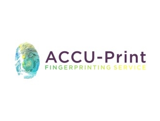 ACCU-Print Fingerprinting Service logo design by sabyan