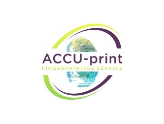ACCU-Print Fingerprinting Service logo design by sabyan