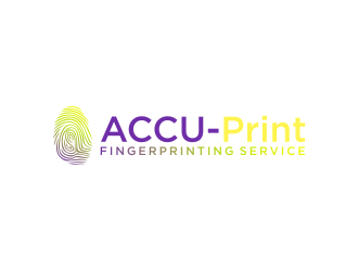 ACCU-Print Fingerprinting Service logo design by ammad