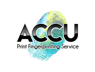 ACCU-Print Fingerprinting Service logo design by AisRafa