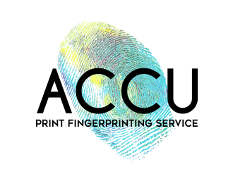 ACCU-Print Fingerprinting Service logo design by AisRafa