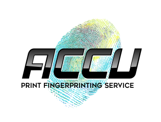 ACCU-Print Fingerprinting Service logo design by AisRafa