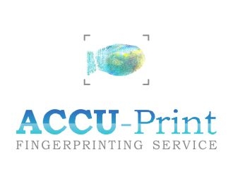 ACCU-Print Fingerprinting Service logo design by ManishKoli