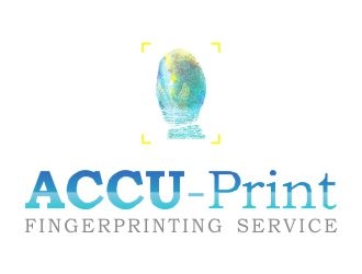 ACCU-Print Fingerprinting Service logo design by ManishKoli