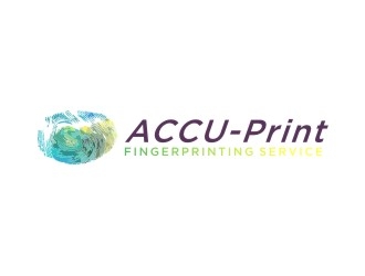 ACCU-Print Fingerprinting Service logo design by sabyan