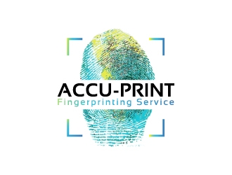 ACCU-Print Fingerprinting Service logo design by dzakyfauzan