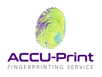 ACCU-Print Fingerprinting Service logo design by axel182