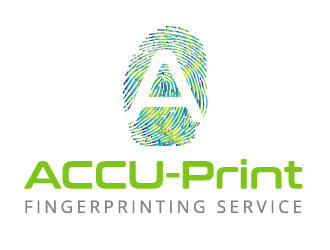 ACCU-Print Fingerprinting Service logo design by axel182