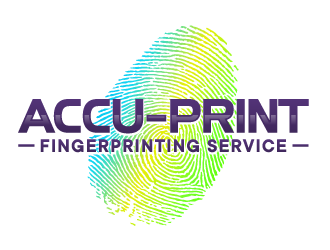 ACCU-Print Fingerprinting Service logo design by ORPiXELSTUDIOS