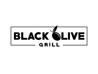 Black Olive Grill logo design by BeDesign