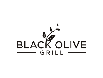 Black Olive Grill logo design by Kraken