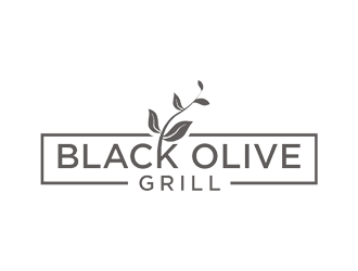 Black Olive Grill logo design by Kraken