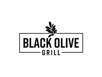 Black Olive Grill logo design by Adundas