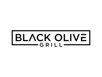 Black Olive Grill logo design by hopee