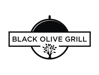 Black Olive Grill logo design by ohtani15