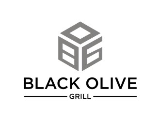 Black Olive Grill logo design by EkoBooM