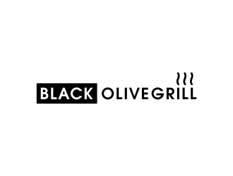 Black Olive Grill logo design by BlessedArt