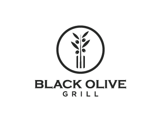 Black Olive Grill logo design by SpecialOne