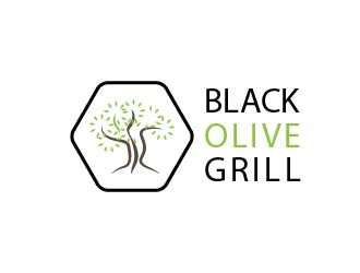 Black Olive Grill logo design by chumberarto