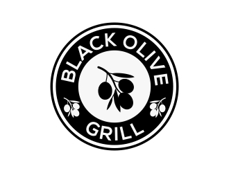 Black Olive Grill logo design by berkahnenen