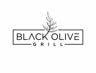 Black Olive Grill logo design by agus