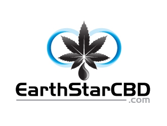 EarthStarCBD.com logo design by Dawnxisoul393