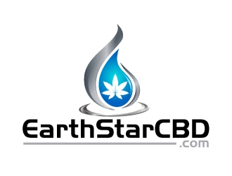 EarthStarCBD.com logo design by Dawnxisoul393
