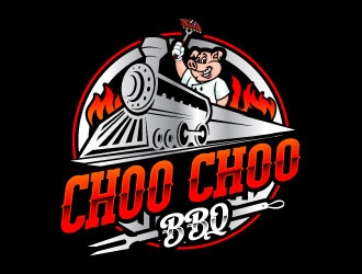 Choo Choo BBQ logo design by daywalker