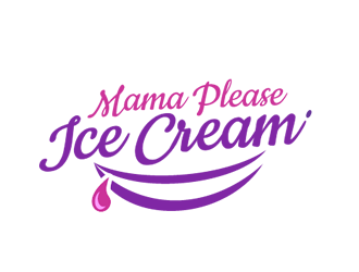 Mamma Please Ice Cream  logo design by Coolwanz