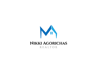 Nikki Agorichas Realtor logo design by bwdesigns
