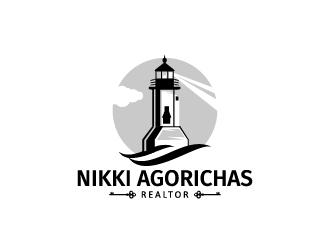Nikki Agorichas Realtor logo design by Anizonestudio