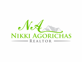 Nikki Agorichas Realtor logo design by santrie