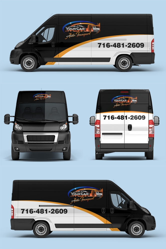 Your Car Auto Transport, Inc. logo design by Kindo