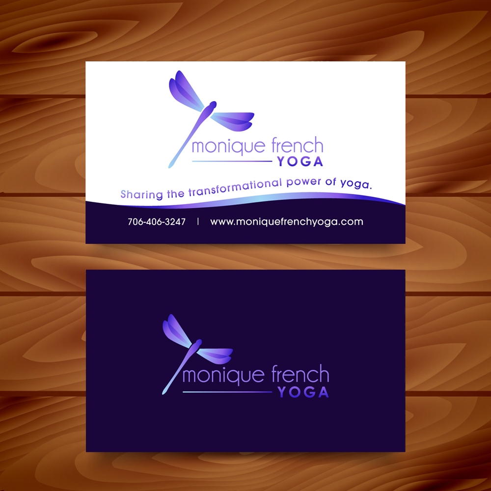 Monique French Yoga logo design by abss
