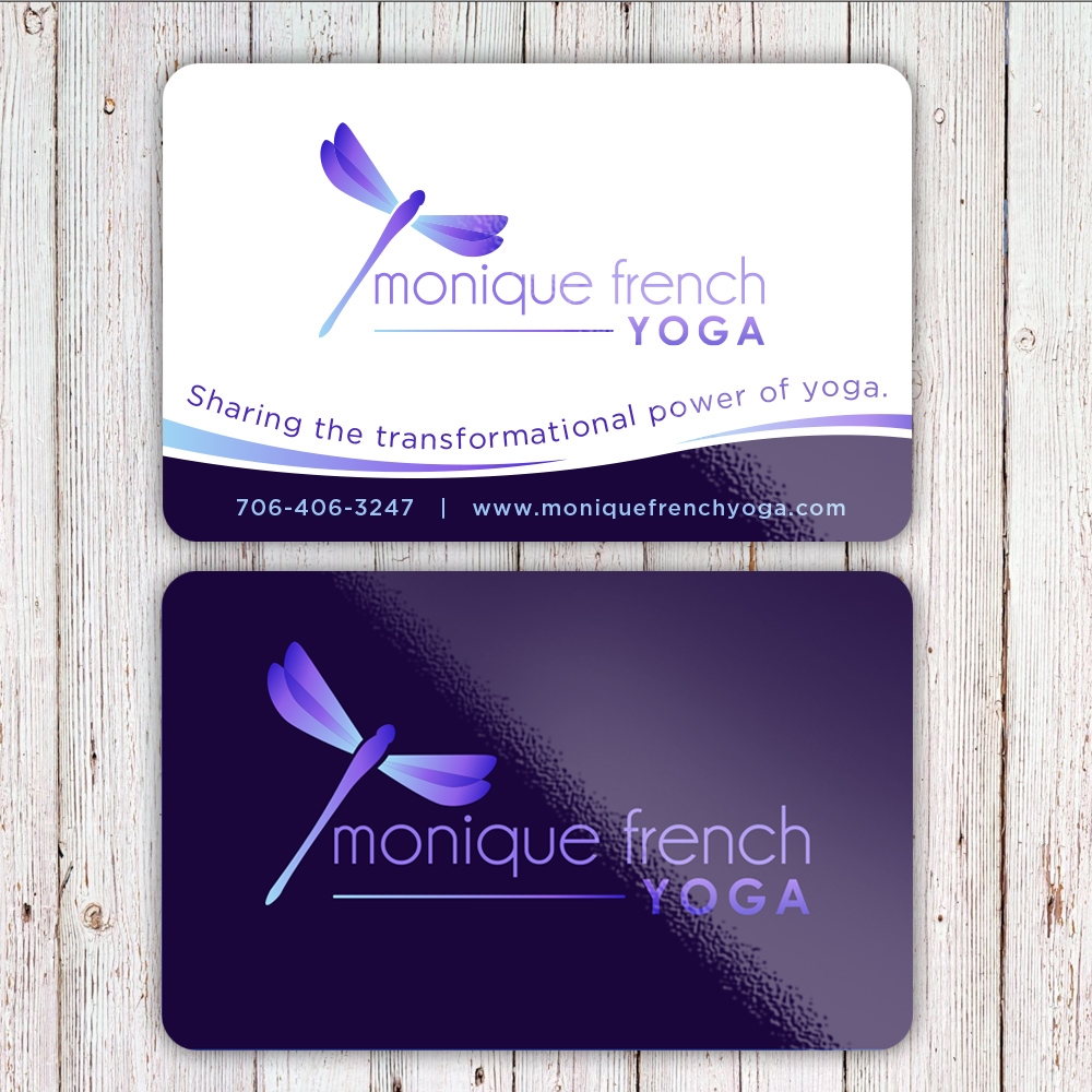 Monique French Yoga logo design by mattlyn
