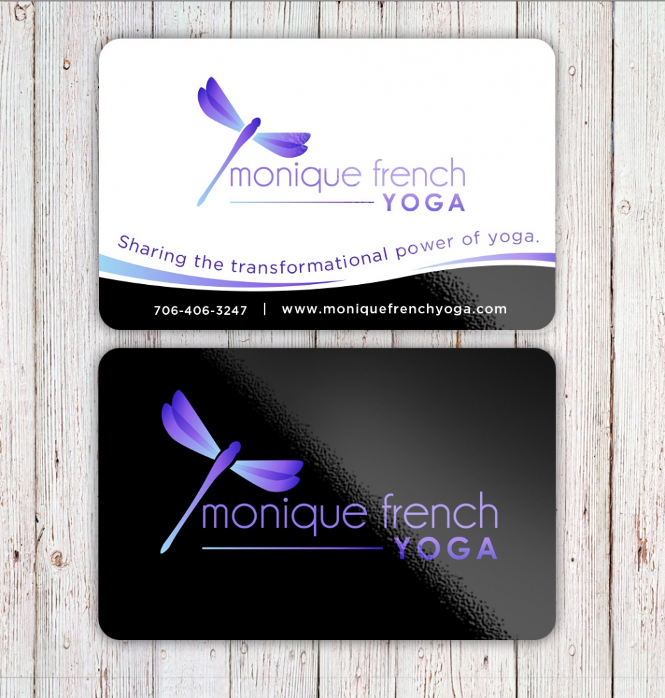Monique French Yoga logo design by mattlyn