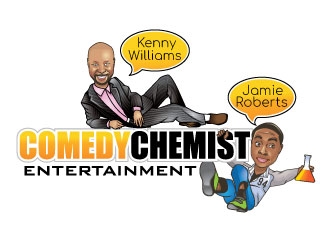 Comedy Chemist logo design by invento