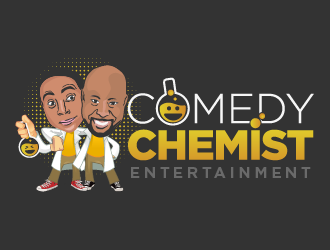Comedy Chemist logo design by ARALE