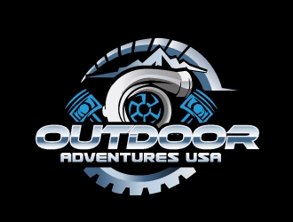 Outdoor Adventures USA logo design by samuraiXcreations