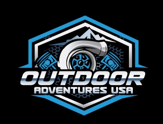 Outdoor Adventures USA logo design by samuraiXcreations