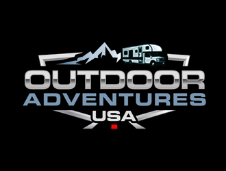 Outdoor Adventures USA logo design by kunejo