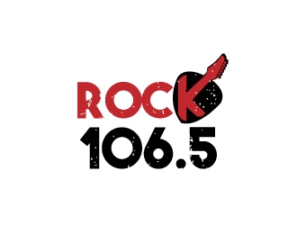 Rock 106.5 logo design by samuraiXcreations
