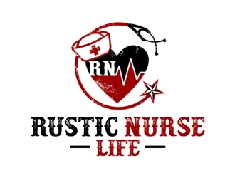 Rustic Nurse Life logo design by ingepro