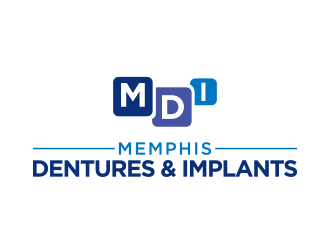 Memphis Dentures & Implants logo design by keylogo