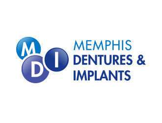 Memphis Dentures & Implants logo design by keylogo