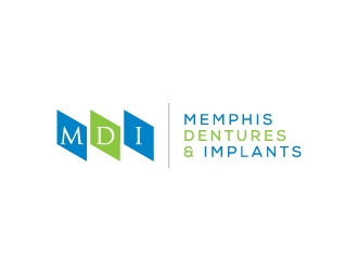 Memphis Dentures & Implants logo design by pencilhand