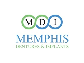 Memphis Dentures & Implants logo design by hariyantodesign